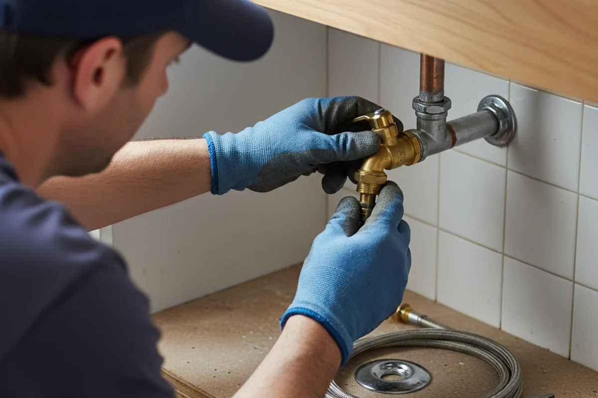 Shutoff valve and fitting work during Emergency Plumbing in Carpinteria